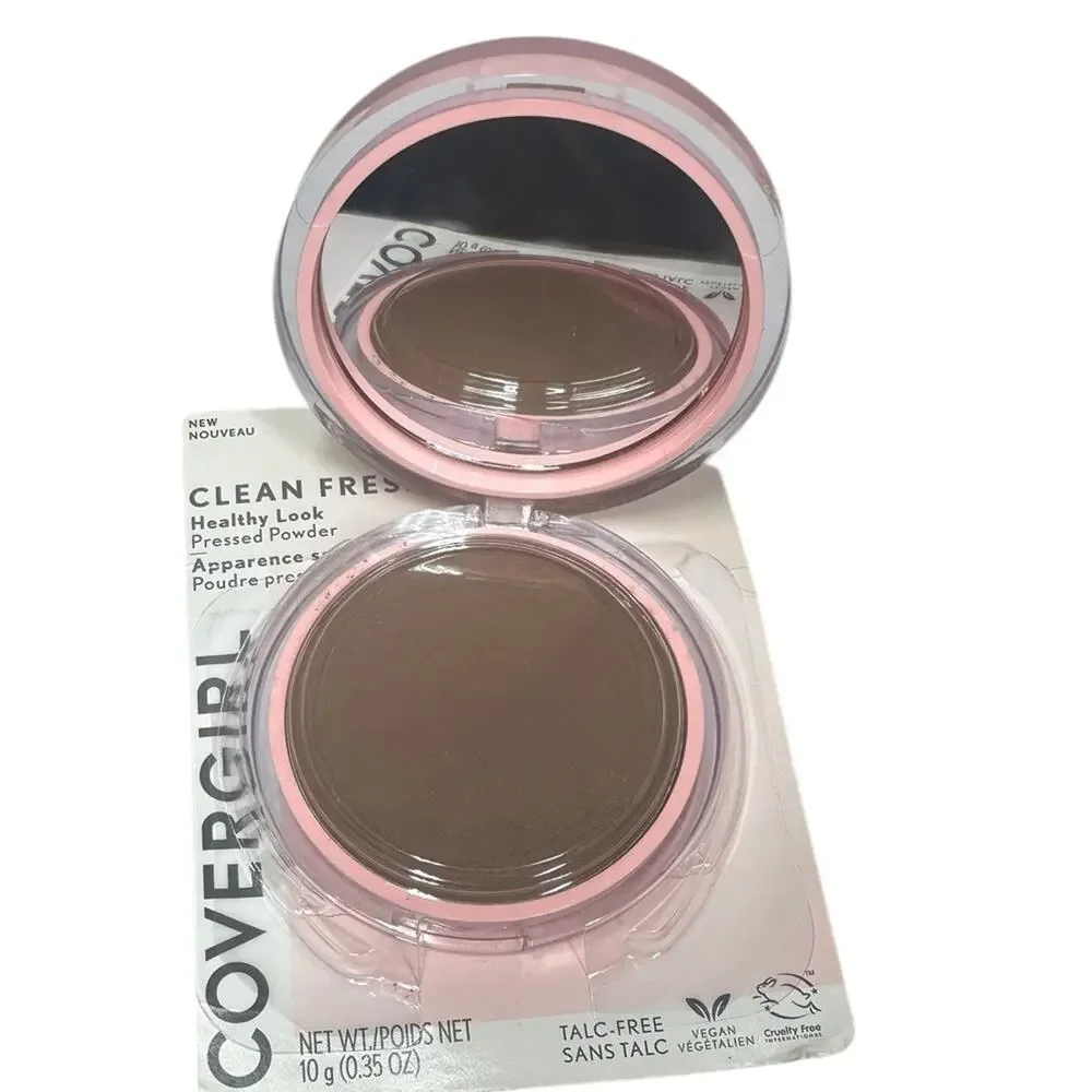 CoverGirl Clean Fresh Healthy Look Pressed Powder .35oz 230 Dark Lot of 3 NEW